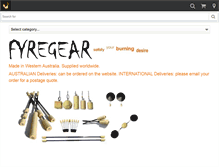Tablet Screenshot of fyregear.com